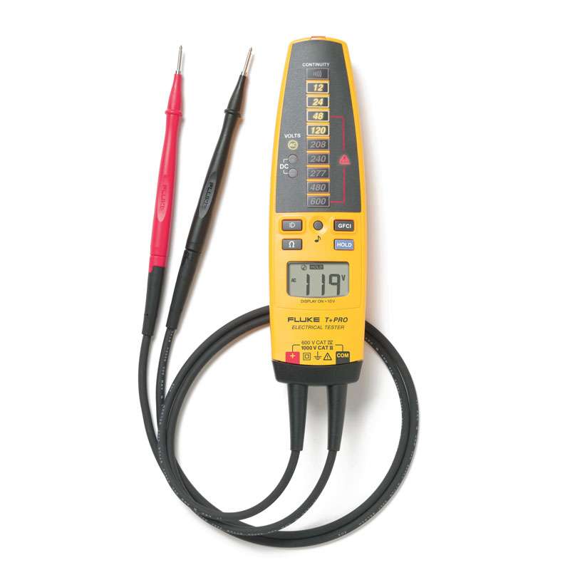 AC/DC Electrical and Solenoid Voltage Tester with Test Probes